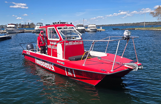 An image of Capt. Doug, owner of TowBoatUS Leech Lake 